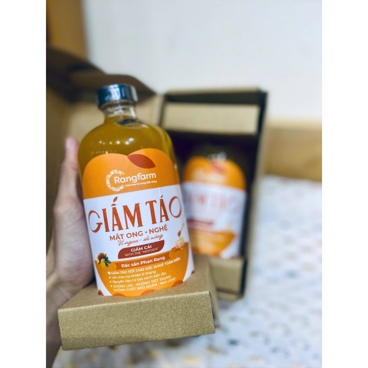 NƯỚC GIẤM TÁO NGUYÊN CHẤT - RANGFARM