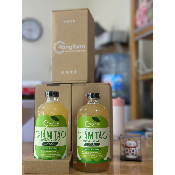 NƯỚC GIẤM TÁO NGUYÊN CHẤT - RANGFARM